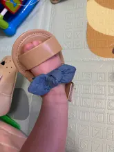Sandalias antideslizantes con lazo para niñas de 0 a 18 meses, zapatos de princesa con lazo para bebés recién nacidas, sandalias de verano, de material PU