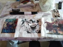 Boku No Anime mi héroe Academia Bakugou Katsuki gráfico de impresión de dibujos animados de bolsas de compras de las niñas de moda Casual paquete bolso de mano