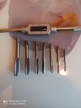 Drill-Set Hand-Tapping-Tools Screw-Thread Metric M3-M12-Tap Twist 6/8/9pcs