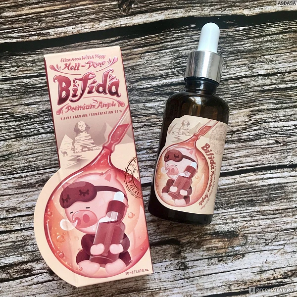 Сыворотка для лица ELIZAVECCA HELL-PORE BIFIDA PREMIUM AMPLE 50 мл красота здоровье уход за кожей