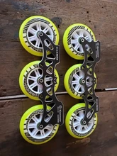 Inline Skates Frame Patines-Skating-Base Alloy-Roller 4-Wheels 3x110mm Super-Light 80mm