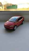 1:32 modelo Tesla X coche en miniatura de aleación con tirar juguete electrónico con simulación de luces y música modelo juguetes para niños de regalo