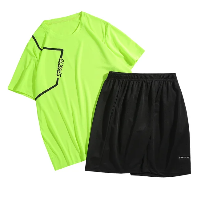 High quality tennis jerseys badminton shirt shorts set Men Table tennis sets ping pong clothes Badminton jogging sports suits Black