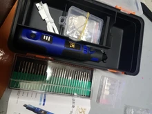 Mini Taladro Inalámbrico para el hogar, herramientas eléctricas, amoladora de taladro eléctrico de 3,6 V, conjunto de accesorios de molienda, bolígrafo de grabado inalámbrico, 3 velocidades