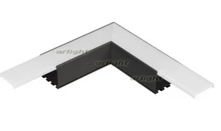 

031268 angle pls-lock-h25-l90 black (with screen MAT-L)-1 pc Arlight