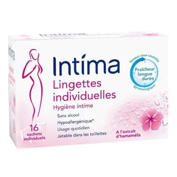 

INTIMATE Case 16 intimate wipes single