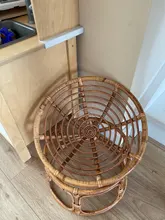 Accesorios de fotografía recién nacido, Cestas tejidas para cama de fotos de bebé, accesorios de posado, accesorios de sesión de fotos, luna llena, camas de Cany