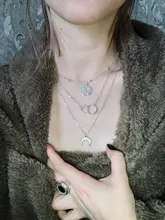 Colgante Retro de Luna y mapa del mundo para mujer, collar de oro Colodr multicapa, accesorios de joyería para fiesta