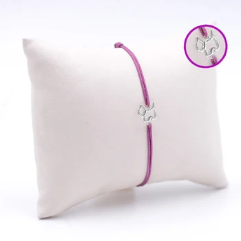 

Handmade Purple Women Silver Bangle Skybco1886