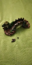 Retro-Arch-Bridge-Ornaments Aquarium-Decoration Fish-Tank-Bridge Turtle-Stairs Landscaping