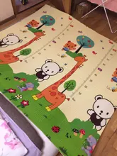 Miamumi-alfombra de espuma para gimnasio de actividades de bebé, tapete para niños, alfombra térmica plegable, alfombra para gatear, juguete para niños para el desarrollo de letras y animales