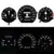 SD Motor O-H-L / F-H-L EL Glow Gauge 260 КМ 7000 об / мин для MB W124 W126 W201 190E Black Panel White LightingM