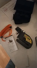 Alarma de sonido para motocicleta, bloqueo de freno de disco para motocicleta, 110db, fuerte, de seguridad, resistente al agua, con cuerda de recordatorio