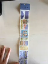 Diario Kawaii Washi-adhesivos de cinta adhesiva para Scrapbooking, papelería, tira larga decorativa, pegatinas para manuales de plantas, flores salvajes