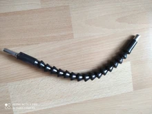 Broca de destornillador eléctrico multifuncional, manguera flexible Universal de serpiente, conexión de eje cardán, extensión blandas, varilla de enlace