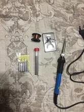 Iron-Tips Repair-Tools Soldering-Iron-Stand-Cleaner Welding-Gun Temperature Adjustable