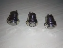 LANBOO 12mm Metal waterproof momentary small push button switch