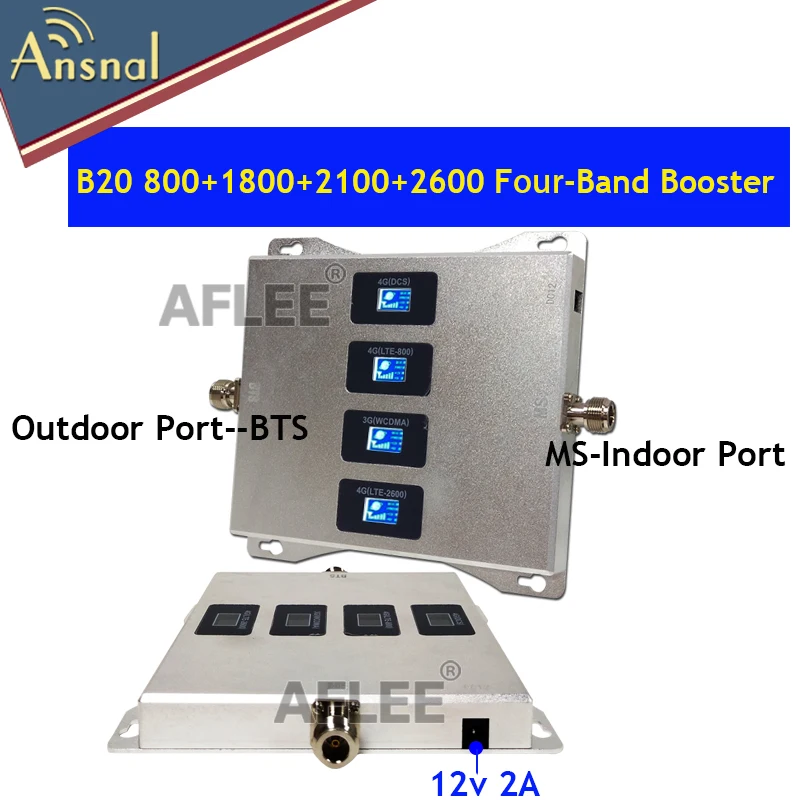 Cellular Amplifier B20 800 1800 2100 2600 Four