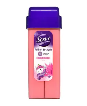 

Sesu Roll On Sir waxing 100 ml + Sesu Waxing Cloth With 10 + Spatula Gifts Easy And Fast