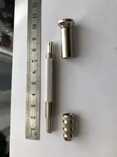 Herramientas de reparación de correas de reloj de taladro giratorio de mano de cuatro cabezas de plata, Kits de bandas de reloj de Metal de acero redondo, accesorios de herramientas de reparación