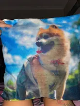 Picture Here Print Pet Personal Life Photos Customize Gift Home Cushion Cover Pillowcase
