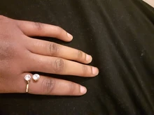 DOTIFI-anillos de acero inoxidable 316L para mujer, de doble circonita sortija de compromiso, joyería de boda