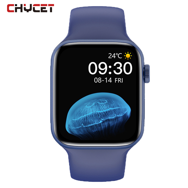 IWO 2022 Smart Watch Men Women Series 6 Sports 1.75 Inch Smartwatch 44 MM Fitness Bracelet Watches For Android IOS Iphone