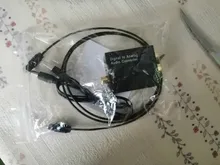 Grwibeou-Convertidor de audio digital a analógico, decodificador y amplificador de fibra óptica, Toslink, de señal coaxial a RCA