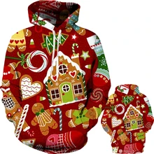 Natal nova moda masculina sweatshirts snowmen papai noel 3d impresso manga longa outerwear moletom com capuz feminino streetwear para festa