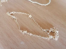 Bohemio de varias capas cuentas tobillera conjunto de moda lentejuelas estrella pulseras de tobillo para las mujeres verano playa pie joyería de la cadena tobilleras