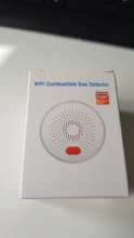 Tuya-Detector de Gas WiFi, Sensor inteligente de alarma de fuego para seguridad del hogar, alarma automática, Control por aplicación