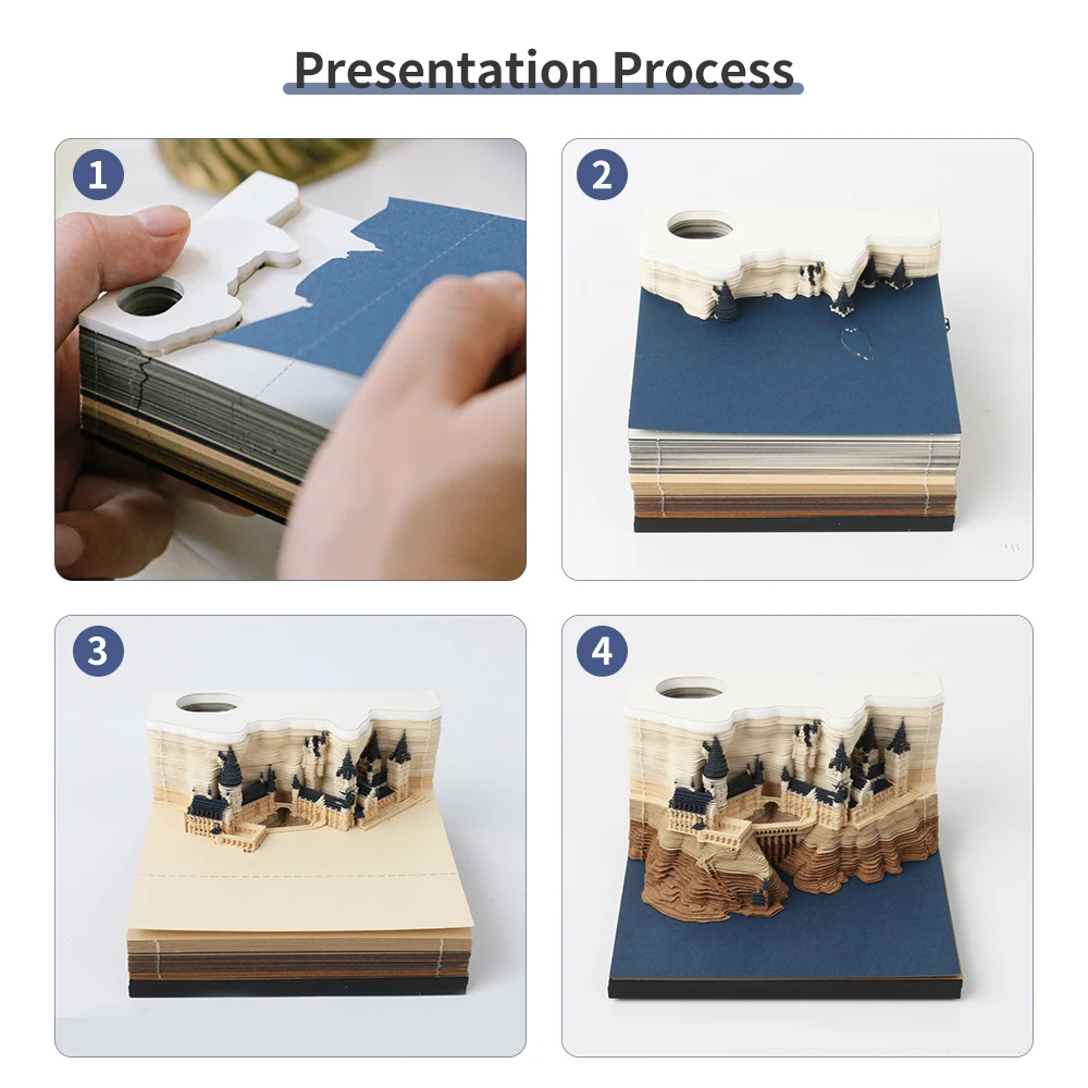 Рисунок 2 - 3d-блокнот omoshiking с волшебным замком