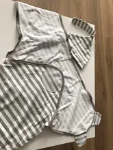 Manta y gorro con envoltura de capullo para recién nacido, bolso de pañales de algodón, saco de dormir estilo sobre para bebé, ropa de cama