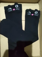 Calcetines de algodón con dibujos animados para niños y niñas, medias largas hasta la rodilla, calentadores de piernas, de 3 a 12 años