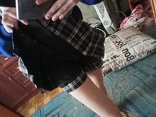 Falda plisada de cintura alta para mujer, faldas a cuadros, estilo Preppy, para baile