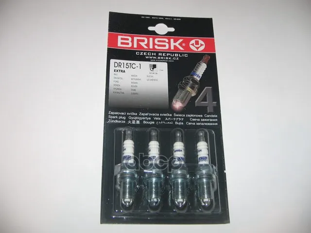 Свеча Зажигания Extra(Интервал Замены- Max. 60 000 Km) BRISK арт. DR15TC-1