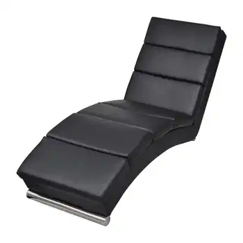 

Black imitation leather chair beach chairs