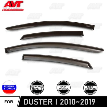 

Window deflectors for Renault Duster I 2010~2019 car styling wind deflector guard auto vent visor rain guards cover decor