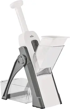 

Lacor 60460 Mandolina Vertical multifunción Plegable, 4 Tipos de Corte, Libre de BPA, Plástico