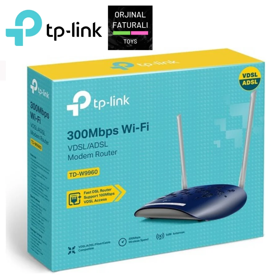 TP-Link TD-W9960 300Mbps беспроводной N VDSL/ADSL модемный маршрутизатор | Компьютеры и офис