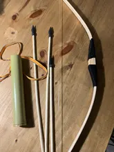 Arco de bambú seguro y juguete de flecha para niños, juego de flecha verde, héroe, Cosplay, deportes al aire libre, juguete para regalo, artesanal