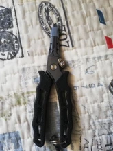 Booms Fishing-Alicates de pesca de acero inoxidable F07, cortadores de trenzas, crimpadora, removedor de anzuelos, herramienta de equipo de pesca resistente al agua salada