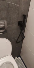 Shower Faucet Mixer Ducha Black Bidet Frap Higienica Muslim Tap Brass Matte Solid Y50060/1