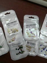 Rhinestones-Decorations Nail-Art Crystal Ab Rhombus Designs-Glass Multicolor 3D 20pcs