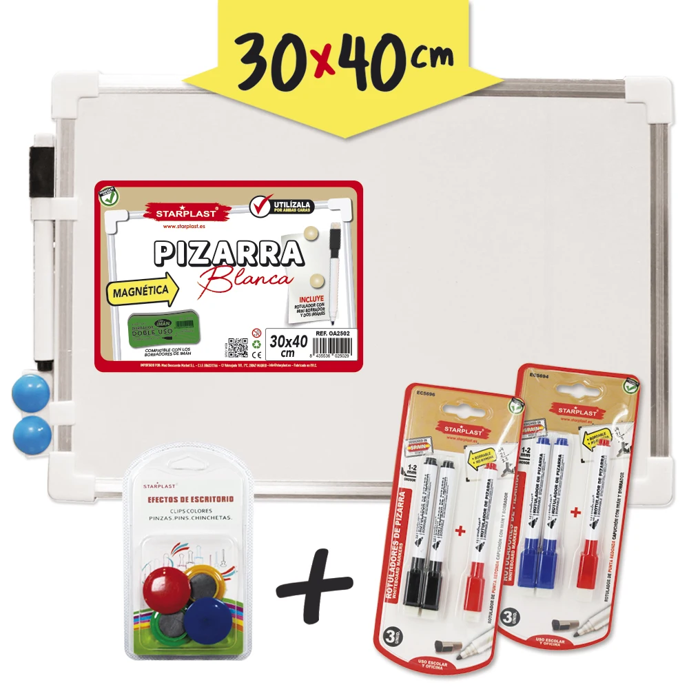 Poppstar 50 Mini imanes Pizarra magnetica (11 x 17mm) Bolos imanes de  Colores para Nevera y Pizarra Blanca, Incl. Caja de almacenaje : :  Oficina y papelería