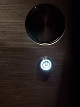 Interruptor de botón de Reinicio de Metal para PC, reinicio LED, 12mm, 16mm, 19mm, 22mm, con Cable de placa base de 60cm, interruptor de alimentación para PC