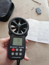 HoldPeak HP-866B Anemómetro Digital anemómetro medidas la velocidad y temperatura del viento HP866 medida herramienta venta al por mayor