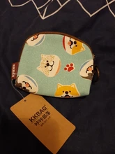 Mini bolso Retro para mujer, monedero Kawaii, cartera pequeña de lona para chicas y gatos, bolsos de mano para tarjetas