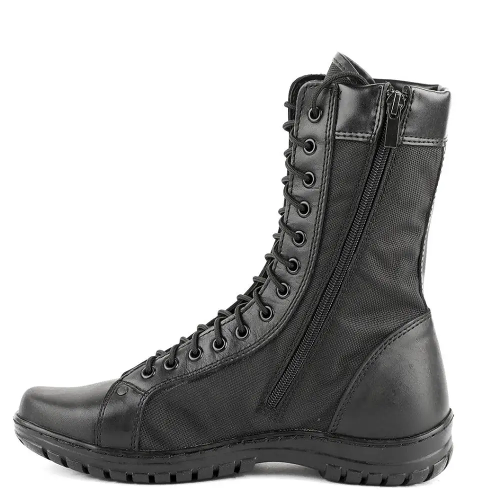 Летние черные ботильоны из натуральной кожи на шнурках Мужская Высокая обувь