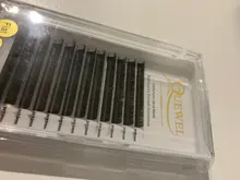 Flat-Lashes-Extension Curl Profession Silk Ellipse Flat Quewel for Split-Tip Soft Eyelash-C/d
